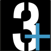 logo 3+