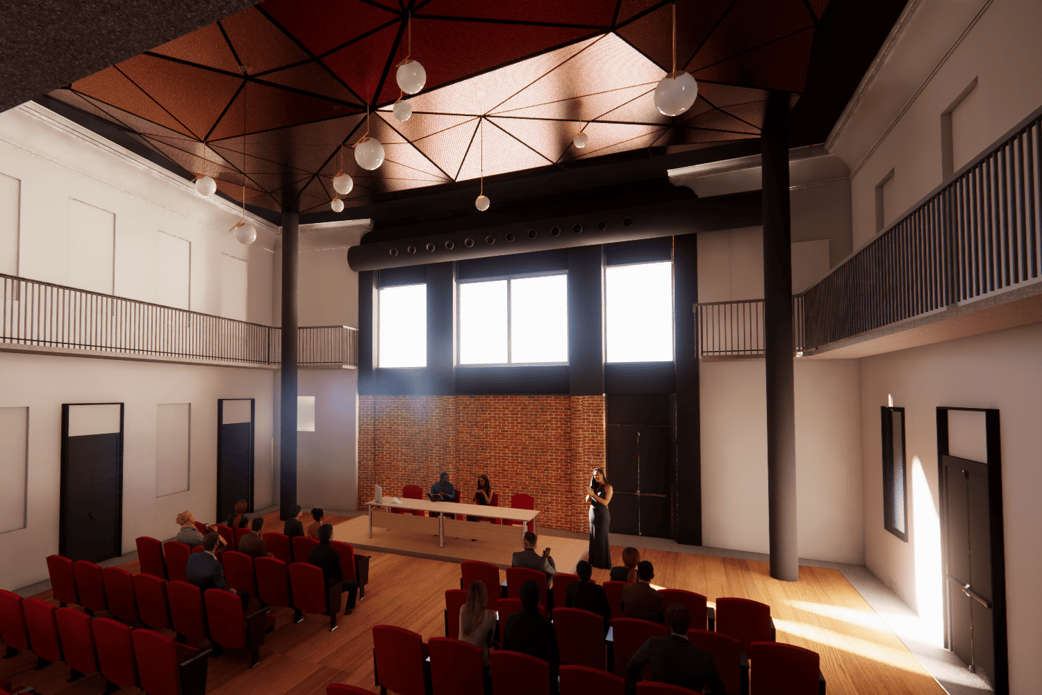 sala interna teatro