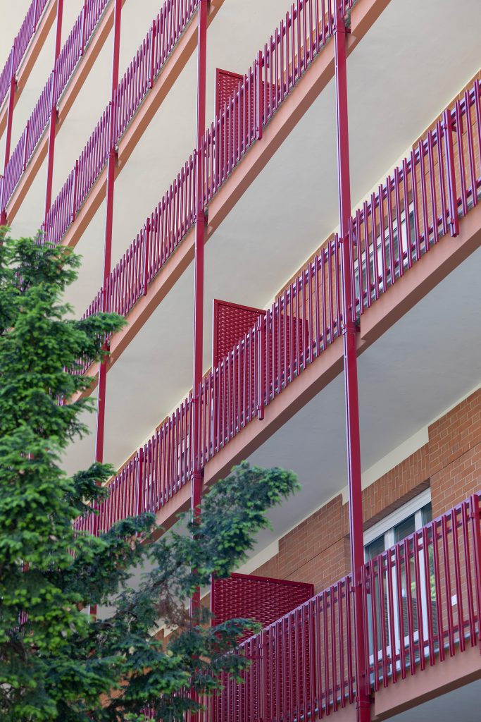 balconi facciata Collegno